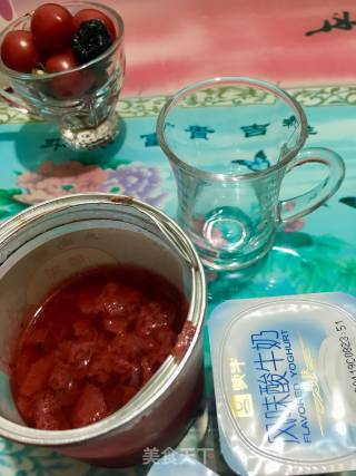 Summer Drinks ~ ~ Ice Jam Mixed with Yogurt recipe