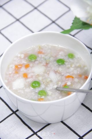 Quinoa Cod Porridge with Mixed Vegetables recipe