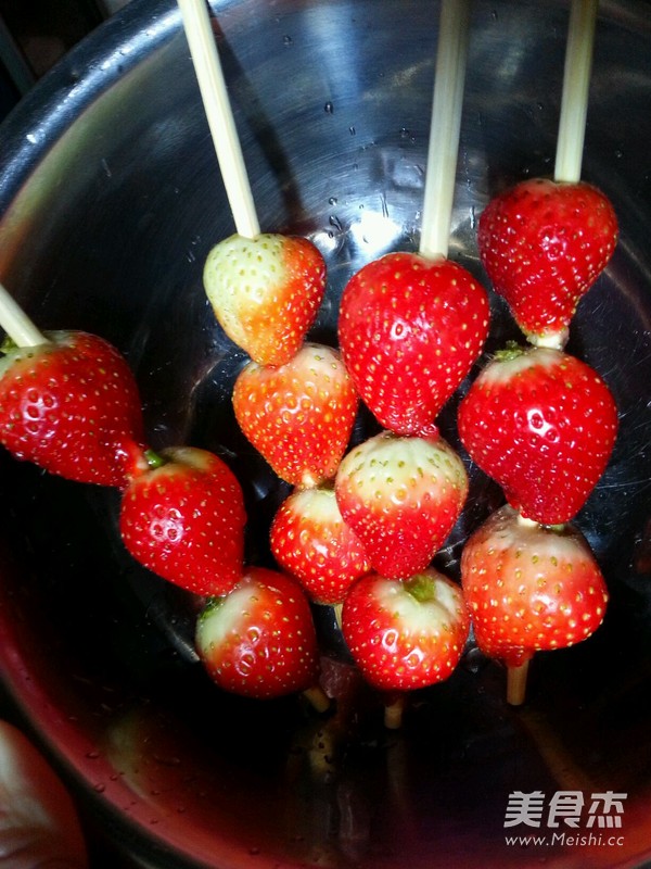 Candied Haws Strawberry Skewers recipe