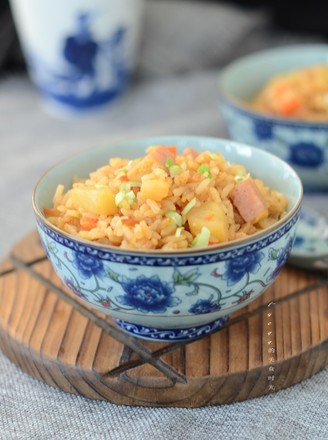 Ham Curry Braised Rice