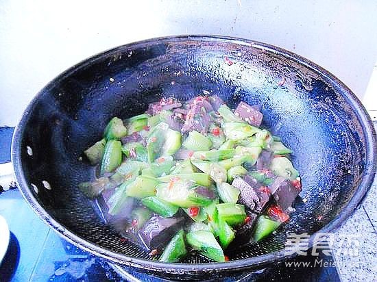 Vegetarian Roasted Duck Blood Prosperity recipe