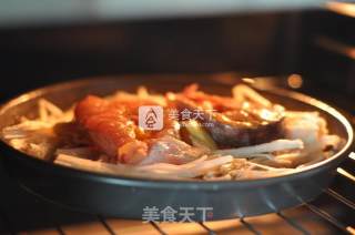 Easy Enoki Mushroom Grilled Fish recipe