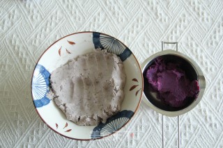 Tasty But Not Fat, New Flavor, Sugar-free, Rice-free, Purple Potato and Taro Mashed Egg Yolk Dumplings recipe