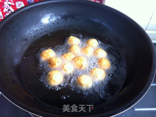 Fried Shrimp and Tofu Meatballs recipe