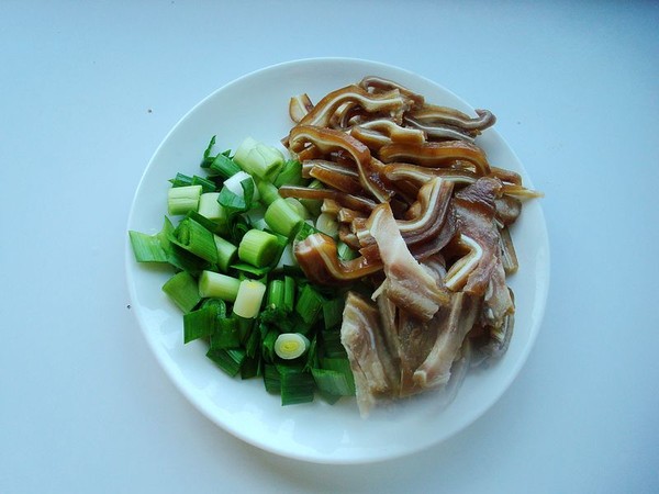 Fried Pork Ears with Capers recipe