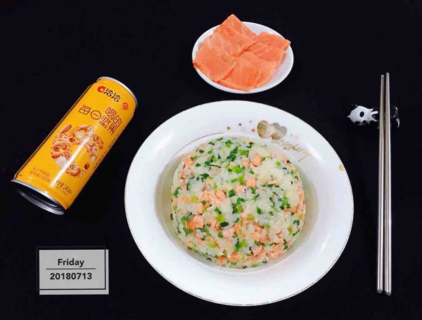 Salmon Fried Rice recipe