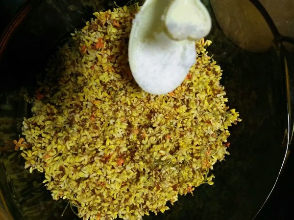 Homemade Dried Osmanthus in The Microwave recipe