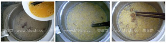 Mashed Nut and Egg Soup recipe