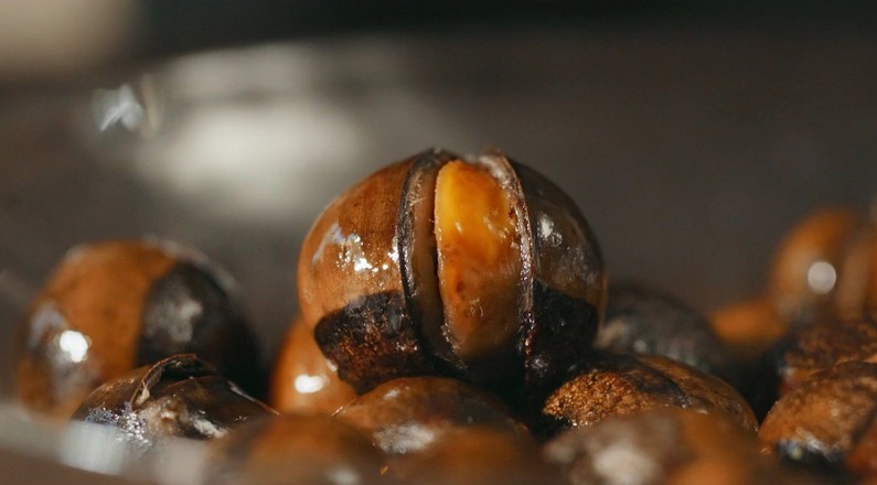 Microwave Roasted Chestnuts