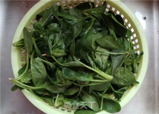 Spinach Mixed Vermicelli recipe