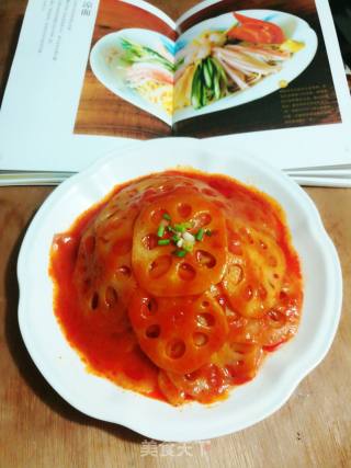 Tomato Sauce Lotus Root Slices recipe