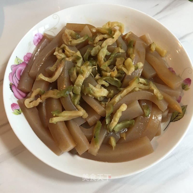 Mustard with Konjac recipe