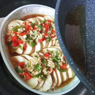 Spicy Steamed Dried Tofu recipe