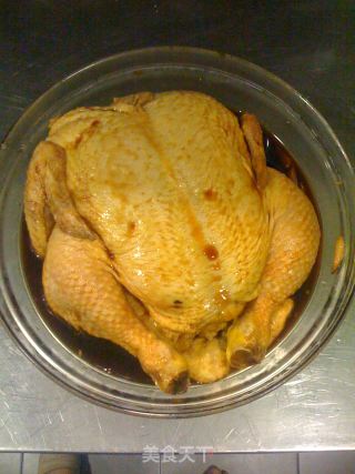 Roasted Whole Chicken Stuffed with Glutinous Rice recipe