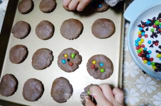 Colorful Chocolate Bean Cookies recipe