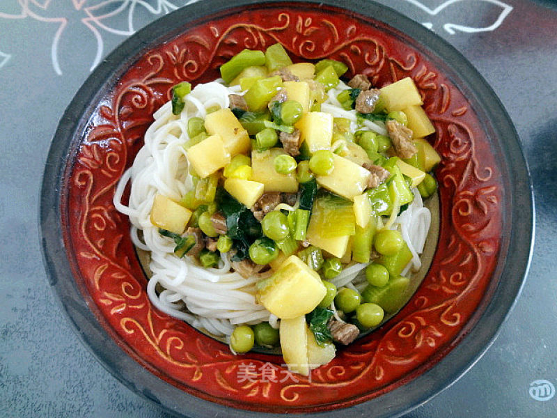 Mixed Noodles with Vegetables recipe