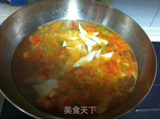 Sour and Spicy Appetizing Noodle Soup recipe