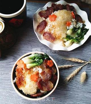 Sausage Claypot Rice (bread Machine Version) recipe