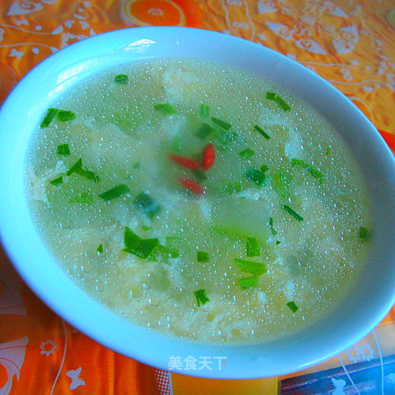 Egg Flower Winter Melon Soup recipe
