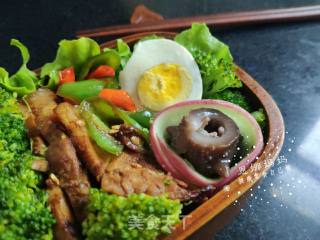 Onigiri Pork Knuckle Bento recipe