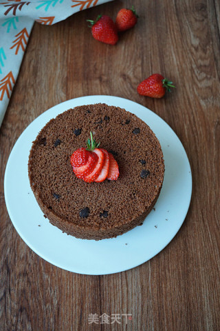 #四session Baking Contest and is Love Eating Festival# Six-inch Cocoa Chiffon Cake recipe