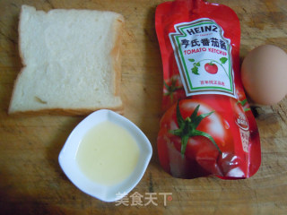 Breakfast Can be Delicious and Quick---ketchup Cheese Toast recipe