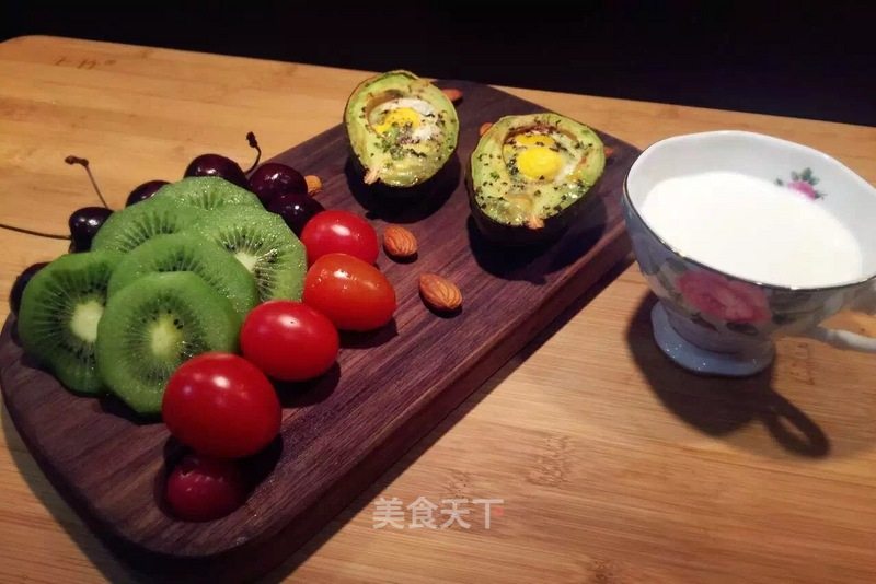 Fun with Avocado-baked Egg with Avocado recipe