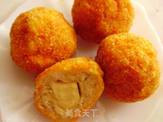 Golden Cheese Chicken Balls recipe