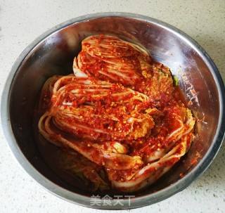 Homemade Refreshing Spicy Cabbage recipe