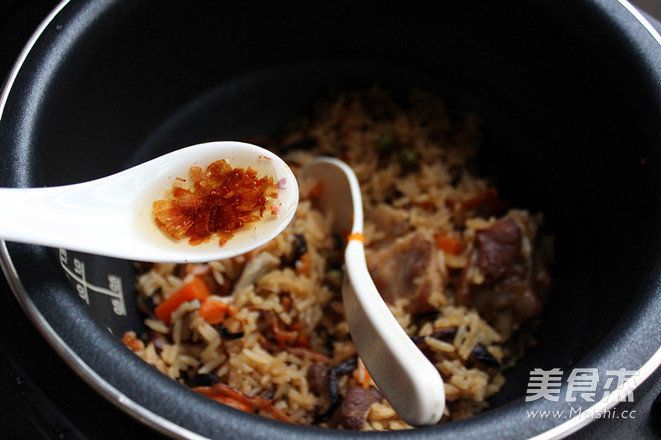 Scallion Pork Ribs Rice recipe