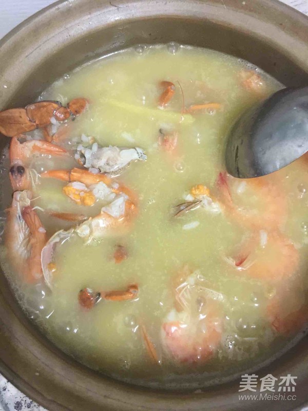 Shrimp and Crab Casserole Congee recipe