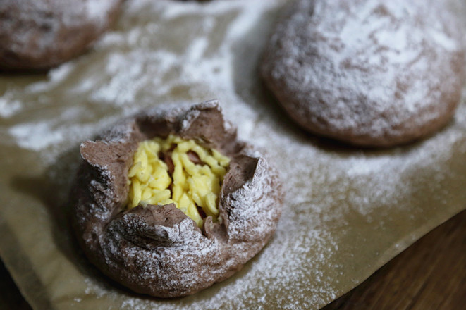 Whole Wheat Cheese Rock Lava Bread recipe