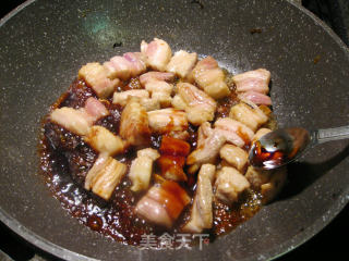 Braised Pork Belly with Plum Vegetables recipe