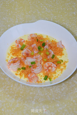 [steamed Eggs with Mushroom and Shrimp]---the Most Popular Dish for Children on The Spring Festival Table recipe