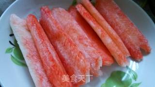 Japanese Crab Stick Thousand Island Salad recipe