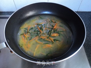 【golden Soup Sanxian Flat Food】 recipe