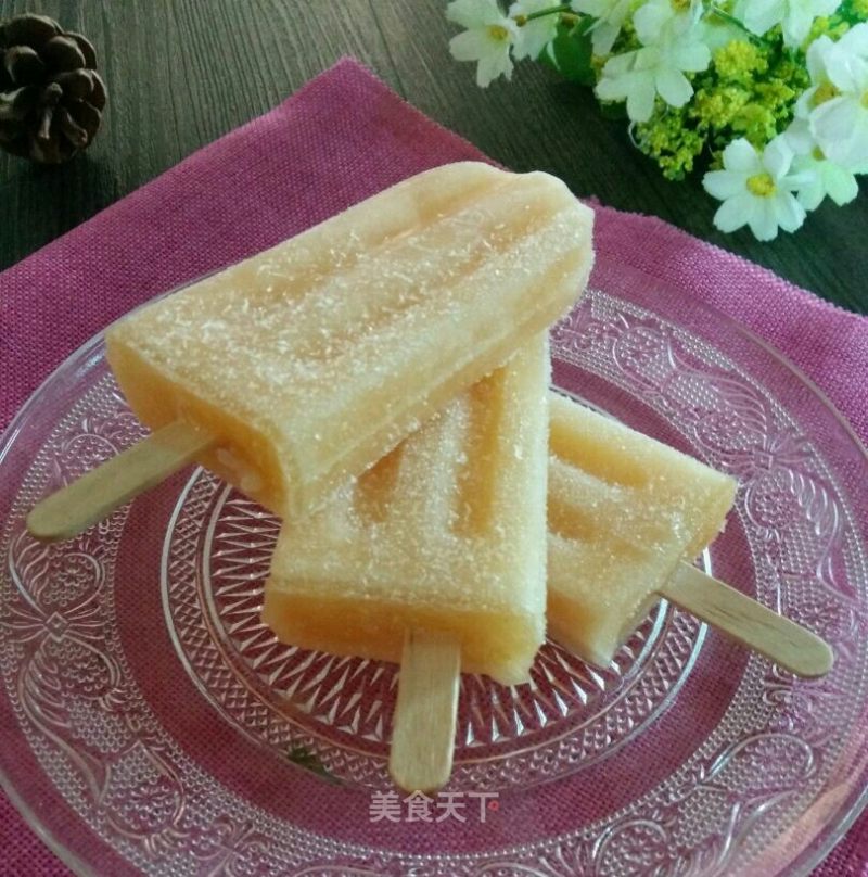 Cantaloupe Popsicles recipe