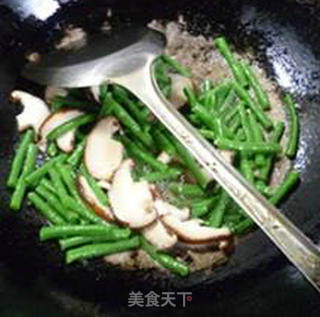 Stir-fried Ham with Mushroom recipe