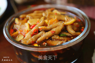 Lemon Sour Chicken Feet recipe