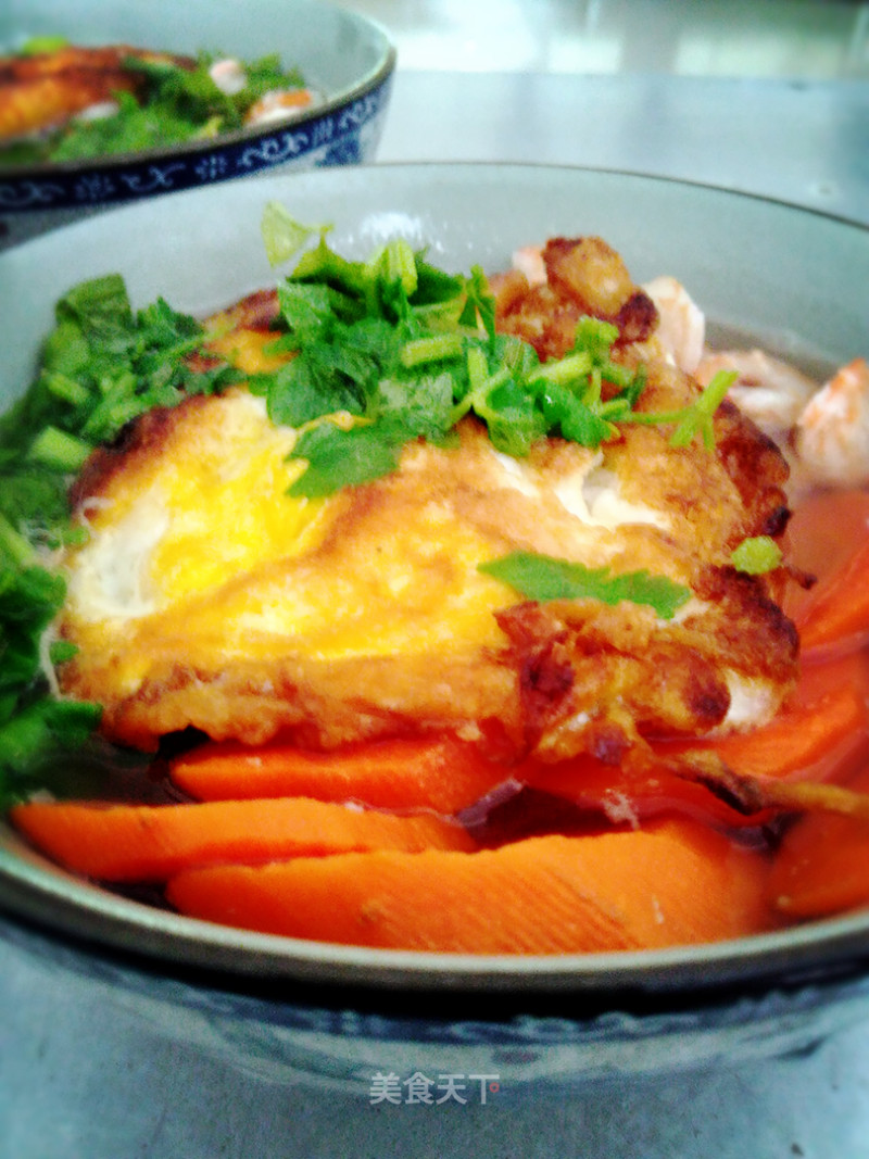 Carrot and Egg Noodles recipe