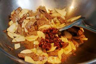 Stir-fried Pleurotus Eryngii with Beef recipe