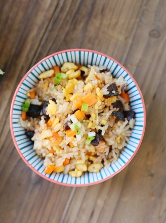 Fried Rice with Mushroom Sauce recipe