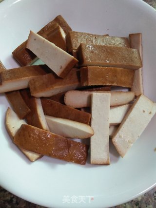 Dried Tofu with Cold Dressing recipe