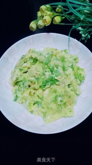 Scrambled Eggs with Green Peppers recipe
