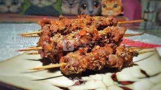 Cumin Spicy Lamb Skewers recipe