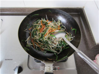 Leek Sprouts in Oyster Sauce recipe