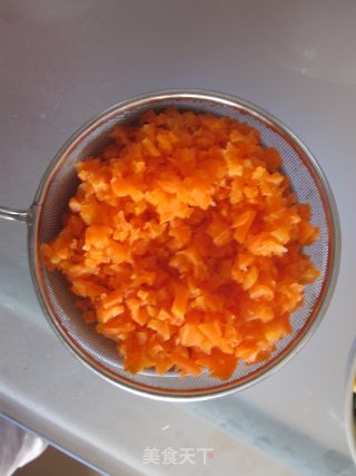 Corn Pea Carrot Cake recipe