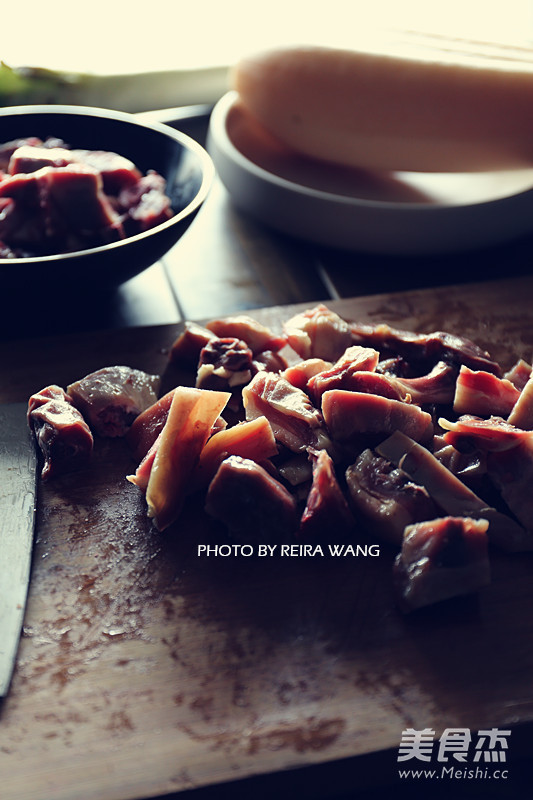 Cured Duck Braised Lotus Root recipe