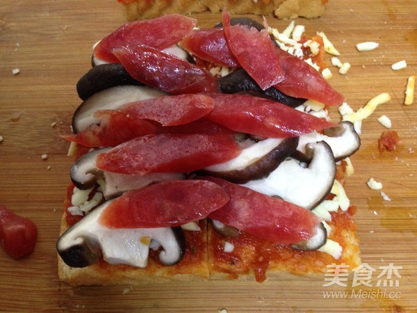 Toast Cube Pizza recipe