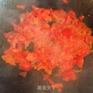 Braised Enoki Mushrooms with Cherry Tomatoes recipe